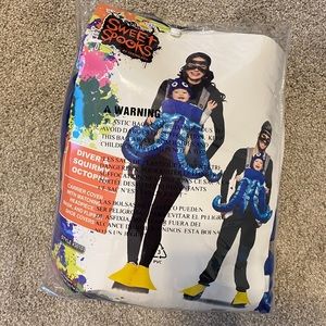 Diver and octopus costume